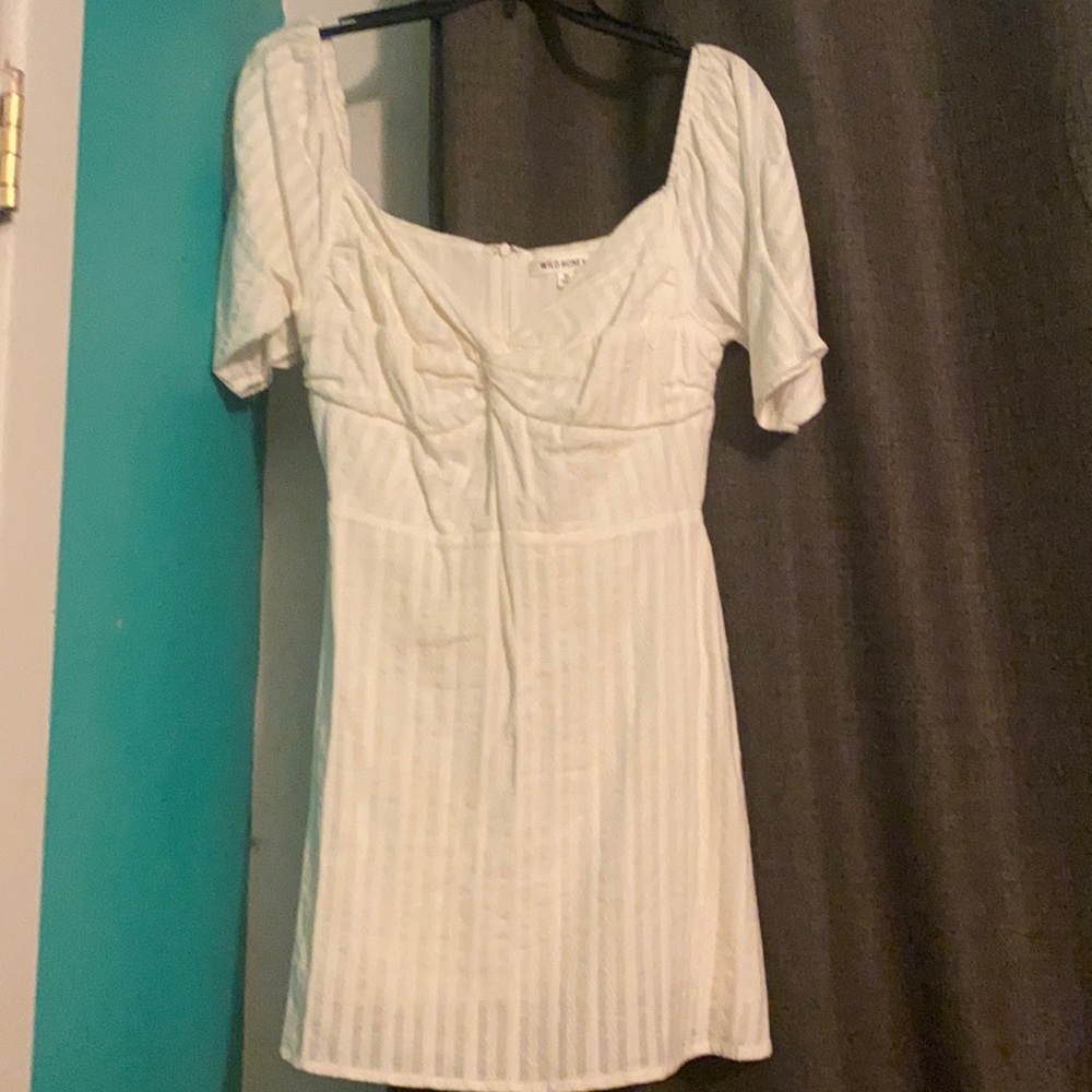 white summer dress